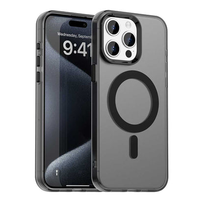 Custodia MagSafe per Apple iPhone 15 Pro Max, Techsuit, CandyCase, Nera