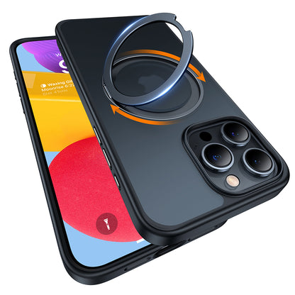 MagSafe Hülle für Apple iPhone 15 Pro Max, Torras, Ostand Pro, Schwarz
