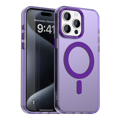 Custodia MagSafe per Apple iPhone 15 Pro, Techsuit, CandyCase, Viola