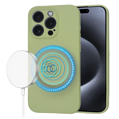 Custodia MagSafe per Apple iPhone 15 Pro, Techsuit, SoftFlex, Matcha