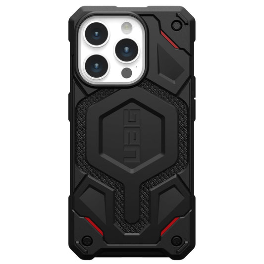 Coque MagSafe pour Apple iPhone 15 Pro, Urban Armor Gear, Monarch Pro Kevlar, Noire