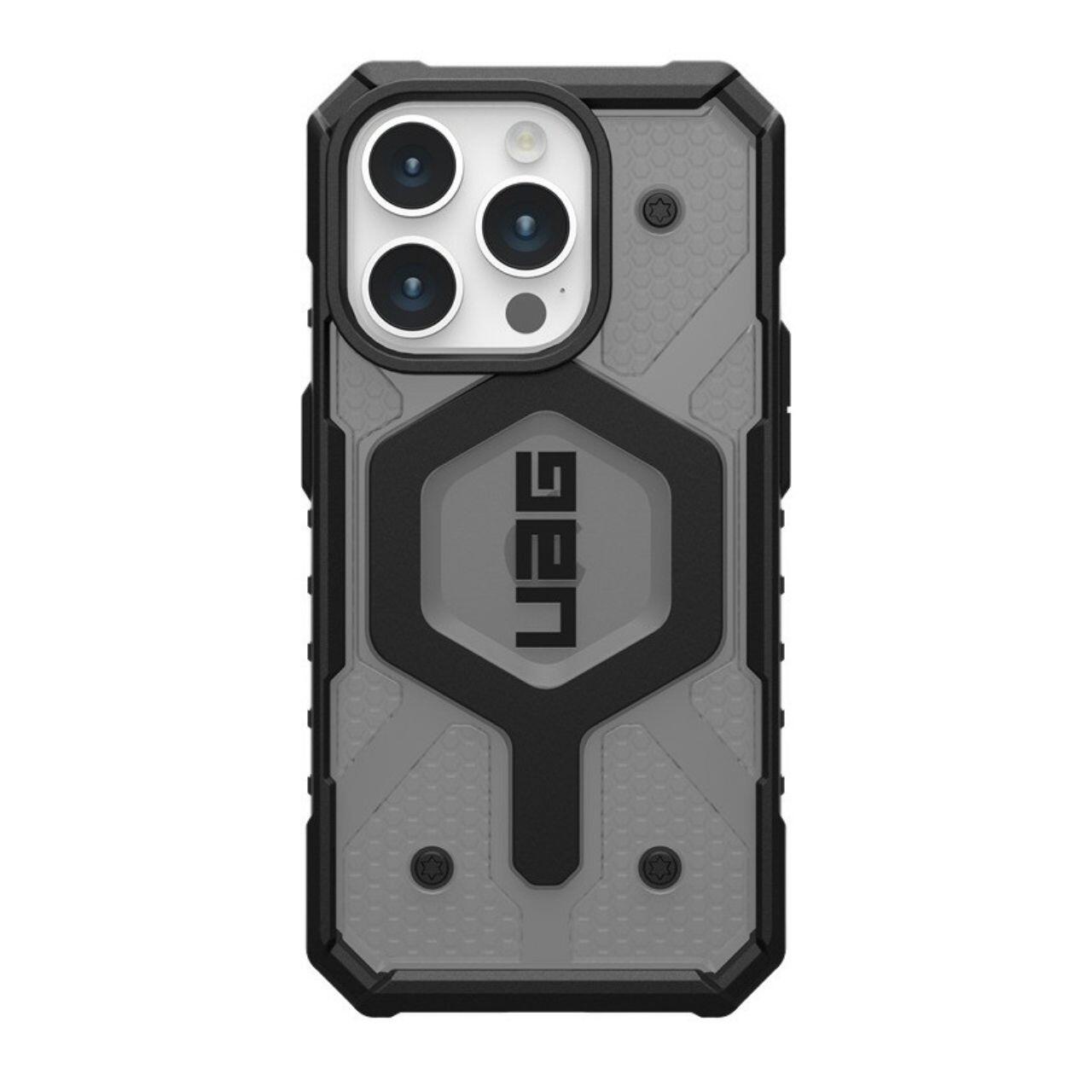 Custodia MagSafe per Apple iPhone 15 Pro, Urban Armor Gear, Pathfinder, Grigio