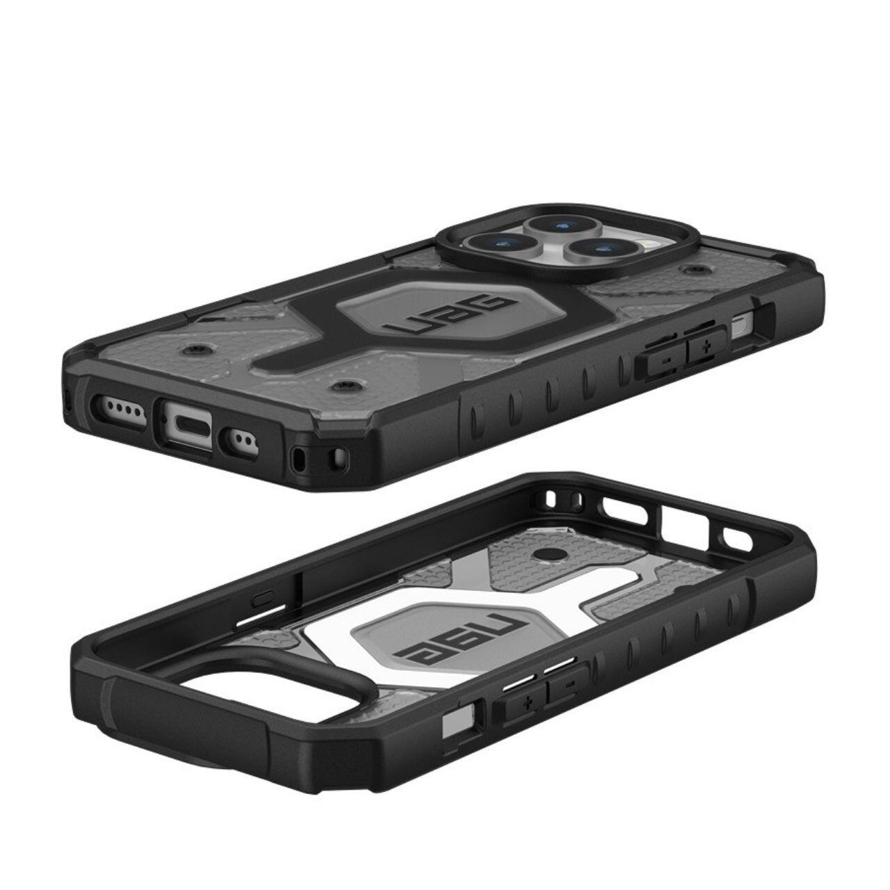 Custodia MagSafe per Apple iPhone 15 Pro, Urban Armor Gear, Pathfinder, Grigio