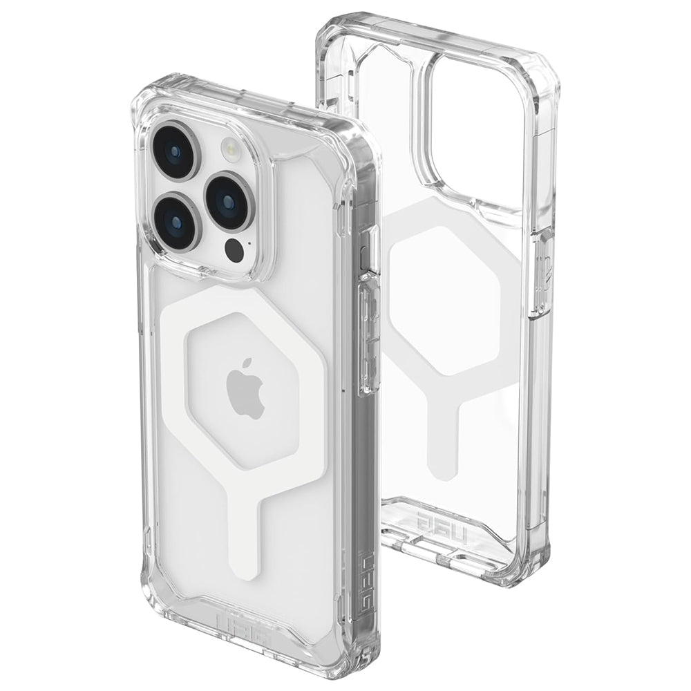 Custodia MagSafe per Apple iPhone 15 Pro, Urban Armor Gear, Plyo, Bianca