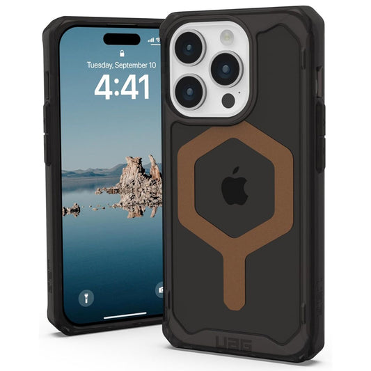 Coque MagSafe pour Apple iPhone 15 Pro, Urban Armor Gear, Plyo, Marron