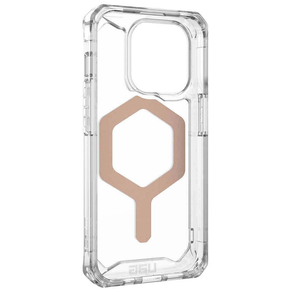 MagSafe Case for Apple iPhone 15 Pro, Urban Armor Gear, Plyo, Rose Gold