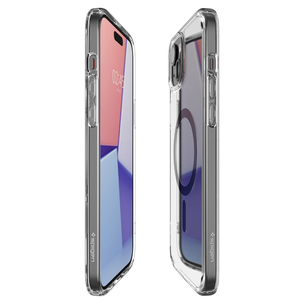 MagSafe Hülle für Apple iPhone 15, Spigen, Ultra Hybrid, Schwarz ACS06803