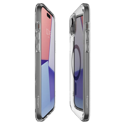 MagSafe Hülle für Apple iPhone 15, Spigen, Ultra Hybrid, Schwarz ACS06803
