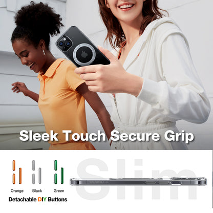 MagSafe Case for Apple iPhone 15, Torras, Ostand Pro, Transparent