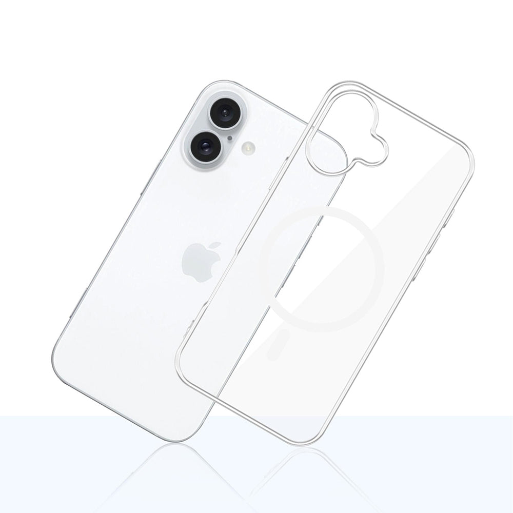 Custodia MagSafe per Apple iPhone 16, 3MK, Clear MagCase, Trasparente