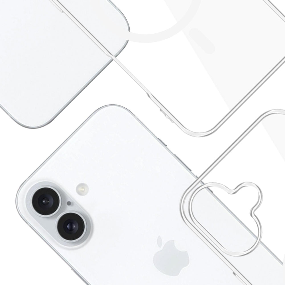 Custodia MagSafe per Apple iPhone 16, 3MK, Clear MagCase, Trasparente