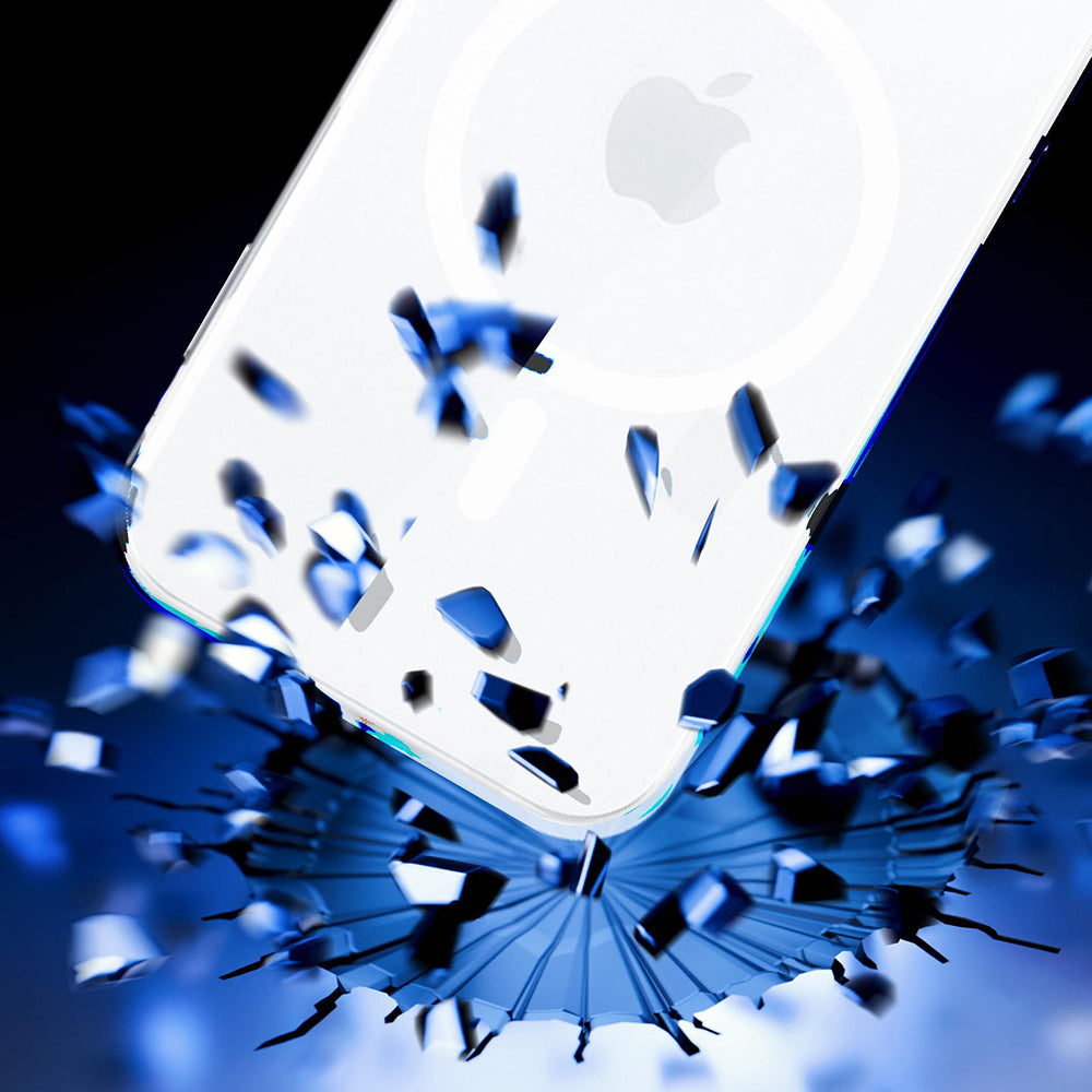 Custodia MagSafe per Apple iPhone 16, 3MK, Clear MagCase, Trasparente
