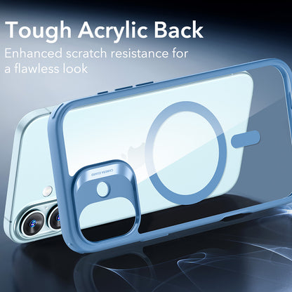 Coque MagSafe pour Apple iPhone 16, ESR, Classic Hybrid, Bleu Transparent