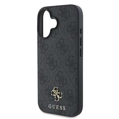MagSafe Case for Apple iPhone 16, Guess, 4G Classic, Black