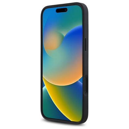 Custodia MagSafe per Apple iPhone 16, Guess, 4G Flowers Print, Nera