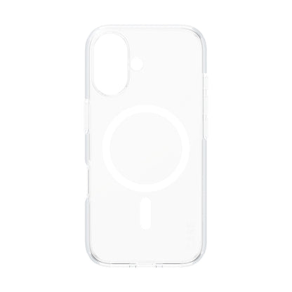 Coque MagSafe pour Apple iPhone 16, PanzerGlass, Care Urban Combat, Transparente Blanche
