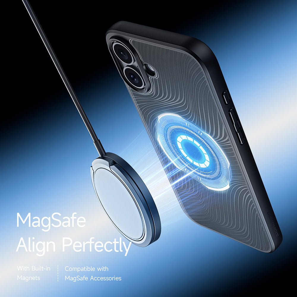 Custodia MagSafe per Apple iPhone 16 Plus, DUX DUCIS, Aimo, Nera