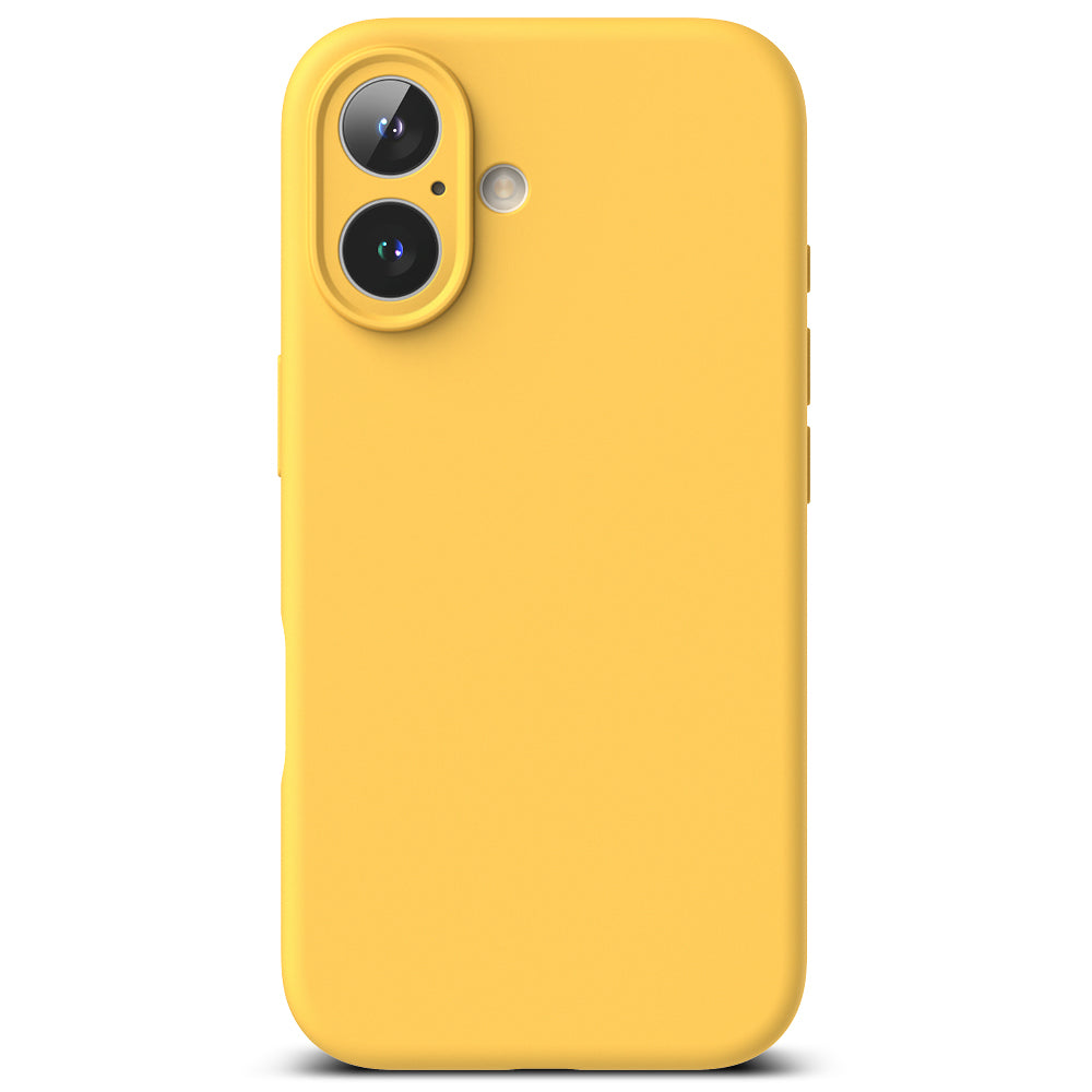 Coque MagSafe pour Apple iPhone 16 Plus, Ringke, Silicone, Jaune