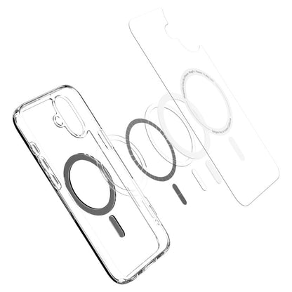 Custodia MagSafe per Apple iPhone 16 Plus, Spigen, Ultra Hybrid, Nera