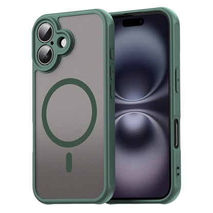 Coque MagSafe pour Apple iPhone 16 Plus, Techsuit, HaloFrost II, Vert