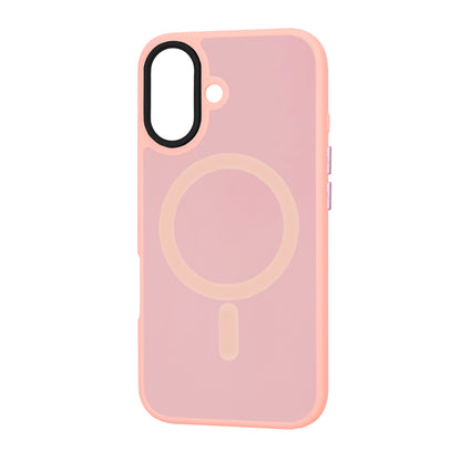 Custodia MagSafe per Apple iPhone 16 Plus, Techsuit, HaloFrost, Rosa