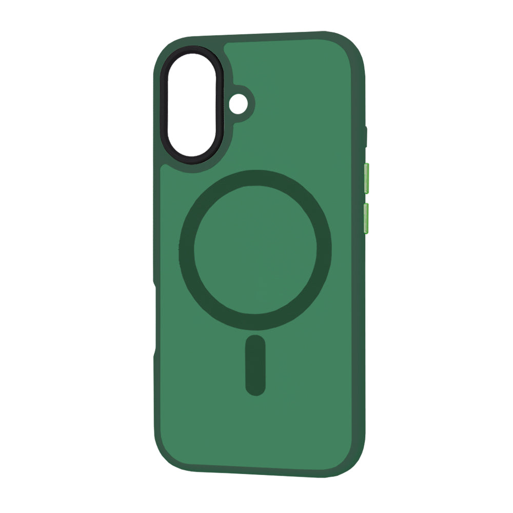 Coque MagSafe pour Apple iPhone 16 Plus, Techsuit, HaloFrost, Vert