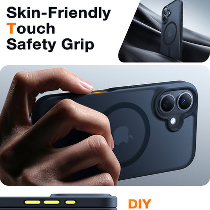 MagSafe Case for Apple iPhone 16 Plus, Torras, Guardian, Black