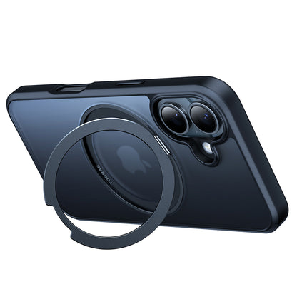 Custodia MagSafe per Apple iPhone 16 Plus, Torras, Ostand Pro, Nera