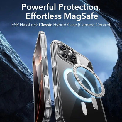 Custodia MagSafe per Apple iPhone 16 Pro, ESR, Classic Hybrid Slide, Nera Satinata