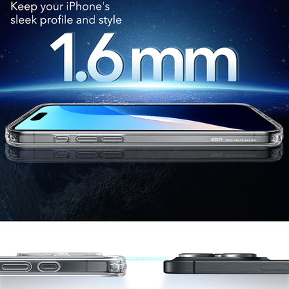 Custodia MagSafe per Apple iPhone 16 Pro, ESR, Classic Hybrid, Trasparente