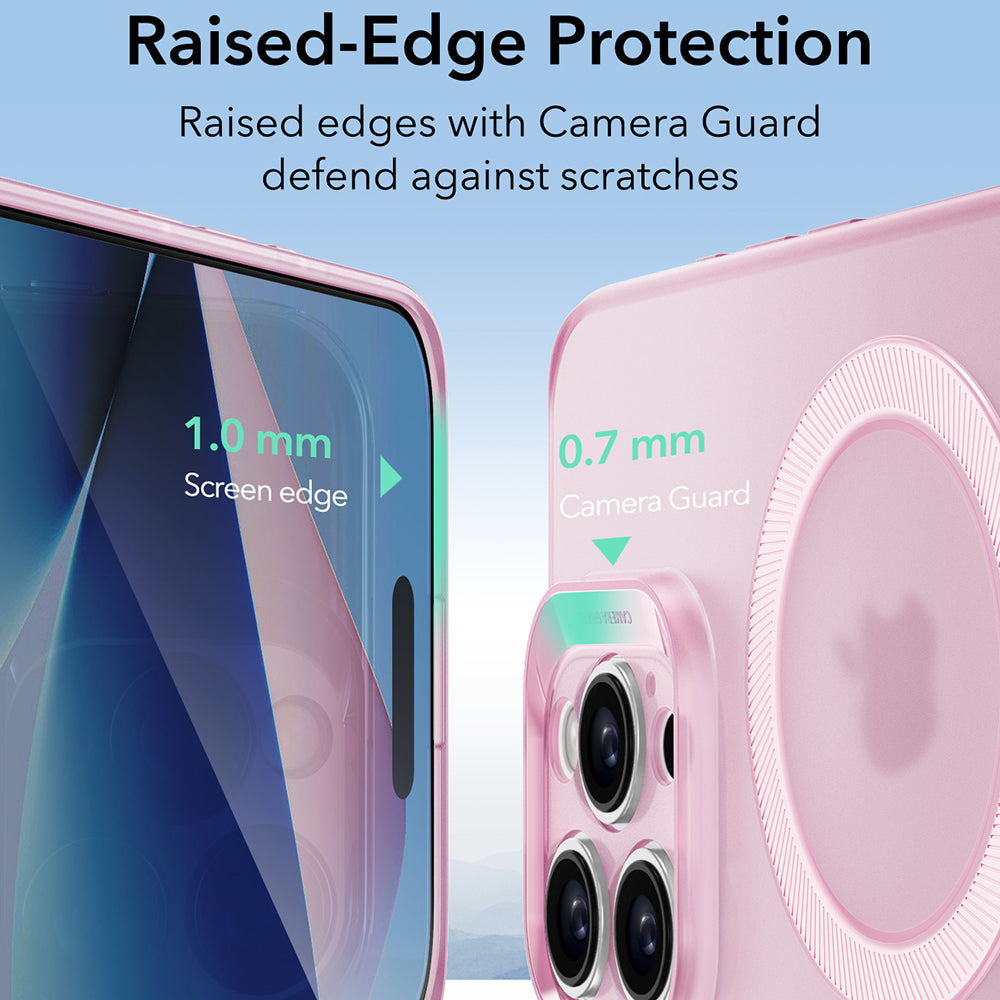 MagSafe Hülle für Apple iPhone 16 Pro, ESR, Zero, Satinrosa