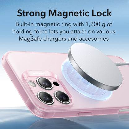 MagSafe Hülle für Apple iPhone 16 Pro, ESR, Zero, Satinrosa