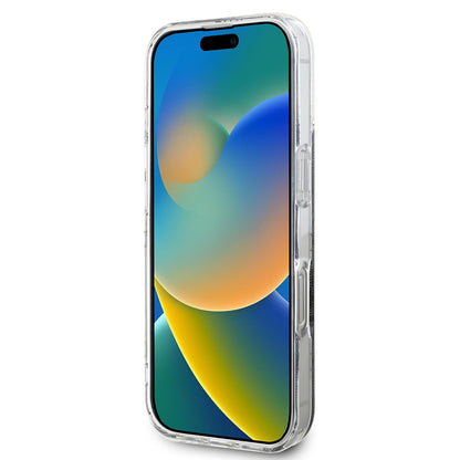 MagSafe Hülle für Apple iPhone 16 Pro, Guess, IML 4G, Schwarz