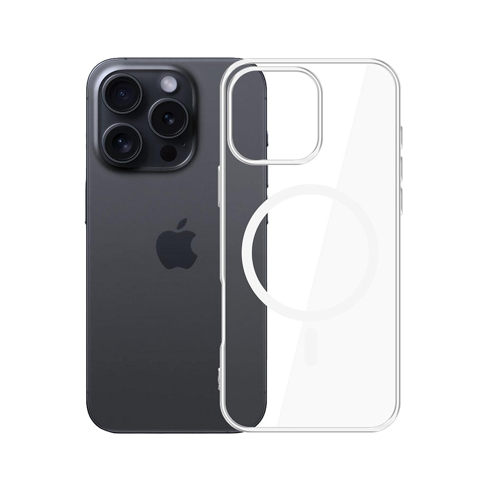 Custodia MagSafe per Apple iPhone 16 Pro Max, 3MK, Clear MagCase, Trasparente