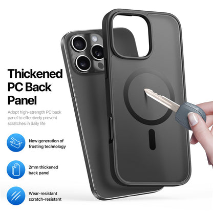 Cover MagSafe per Apple iPhone 16 Pro Max, DUX DUCIS, Yind, nera