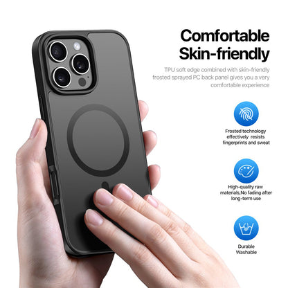 Cover MagSafe per Apple iPhone 16 Pro Max, DUX DUCIS, Yind, nera