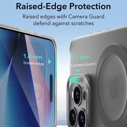 MagSafe Hülle für Apple iPhone 16 Pro Max, ESR, Zero, Satin Grau