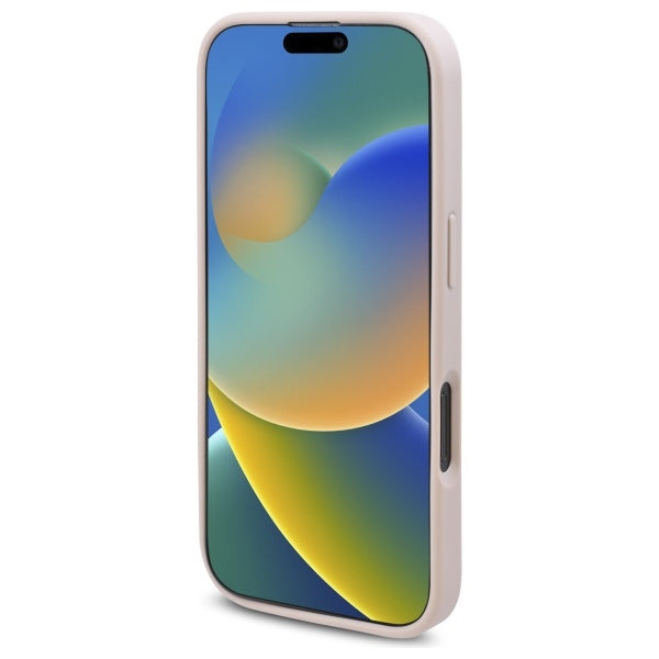 Custodia MagSafe per Apple iPhone 16 Pro Max, Guess, 4G Flowers Print, Rosa