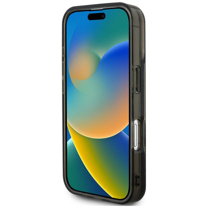 Custodia MagSafe per Apple iPhone 16 Pro Max, Karl Lagerfeld, Liquid Glitter Choupette Logo, Nera