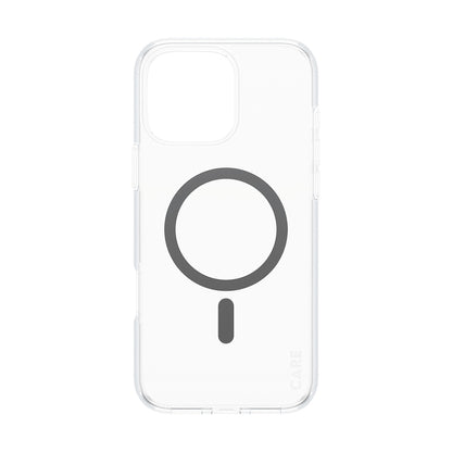 Custodia MagSafe per Apple iPhone 16 Pro Max, PanzerGlass, Care Urban Combat, Trasparente Nera
