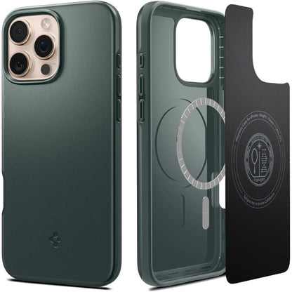Custodia MagSafe per Apple iPhone 16 Pro Max, Spigen, Thin Fit, Verde
