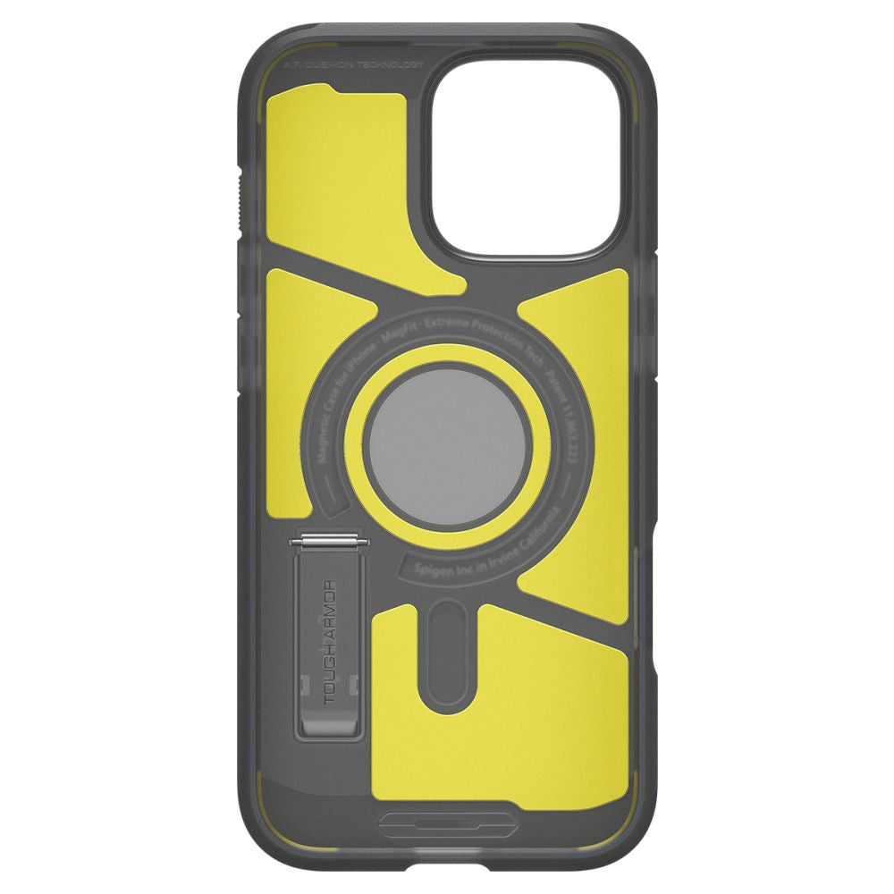 Coque MagSafe pour Apple iPhone 16 Pro Max, Spigen, Tough Armor, Noir Satiné ACS09070