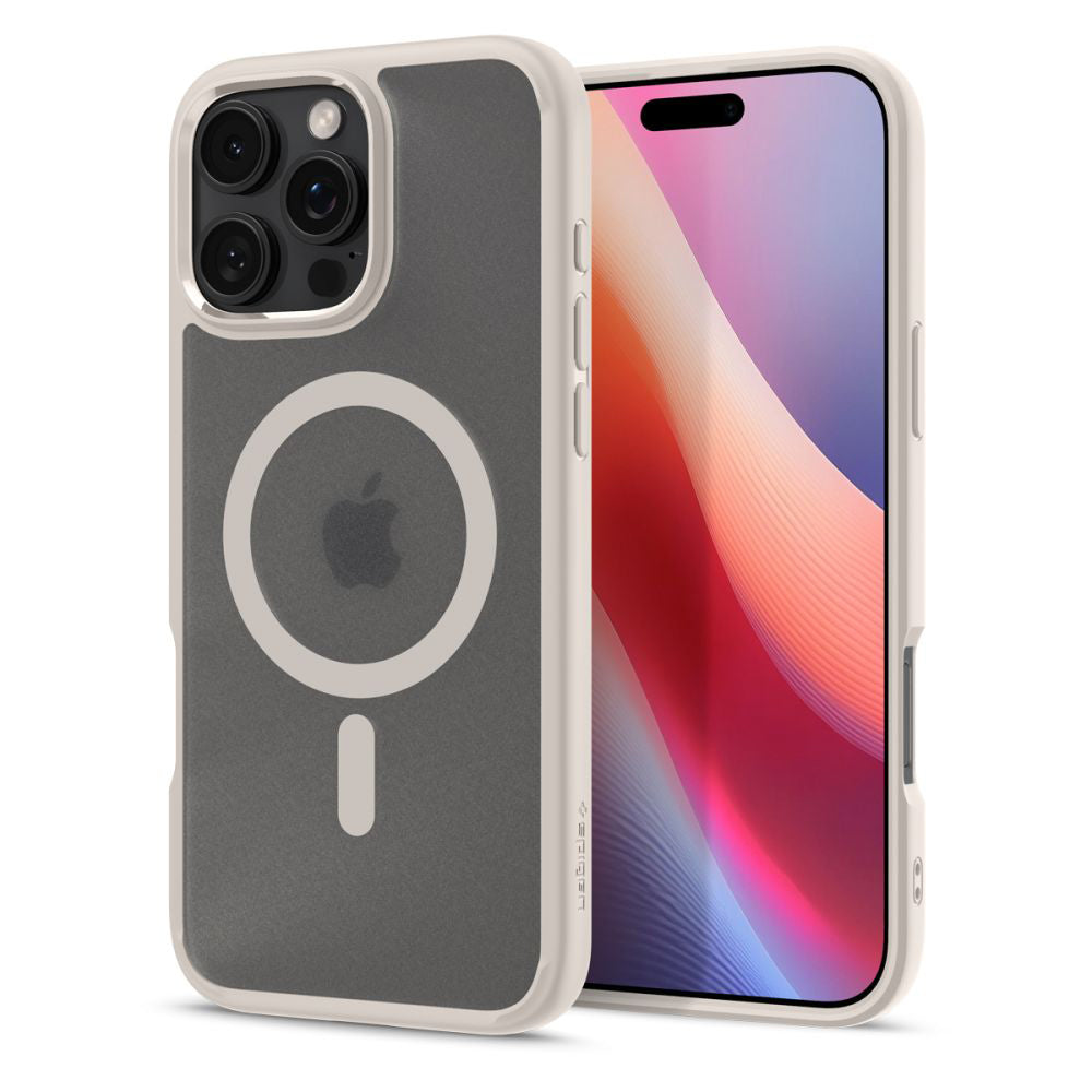 MagSafe Hülle für Apple iPhone 16 Pro Max, Spigen, Ultra Hybrid, Satin Bronze ACS08382
