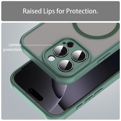 MagSafe-Hülle für Apple iPhone 16 Pro Max, Techsuit, HaloFrost II, Grün
