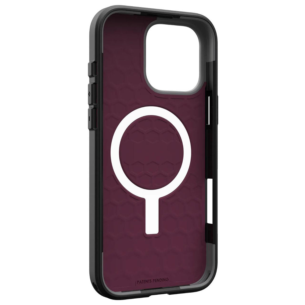 Coque MagSafe pour Apple iPhone 16 Pro Max, Urban Armor Gear, Civilian, Bordeaux