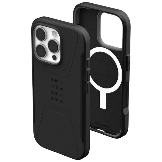 MagSafe-Hülle für Apple iPhone 16 Pro Max, Urban Armor Gear, Essential Armor, Schwarz