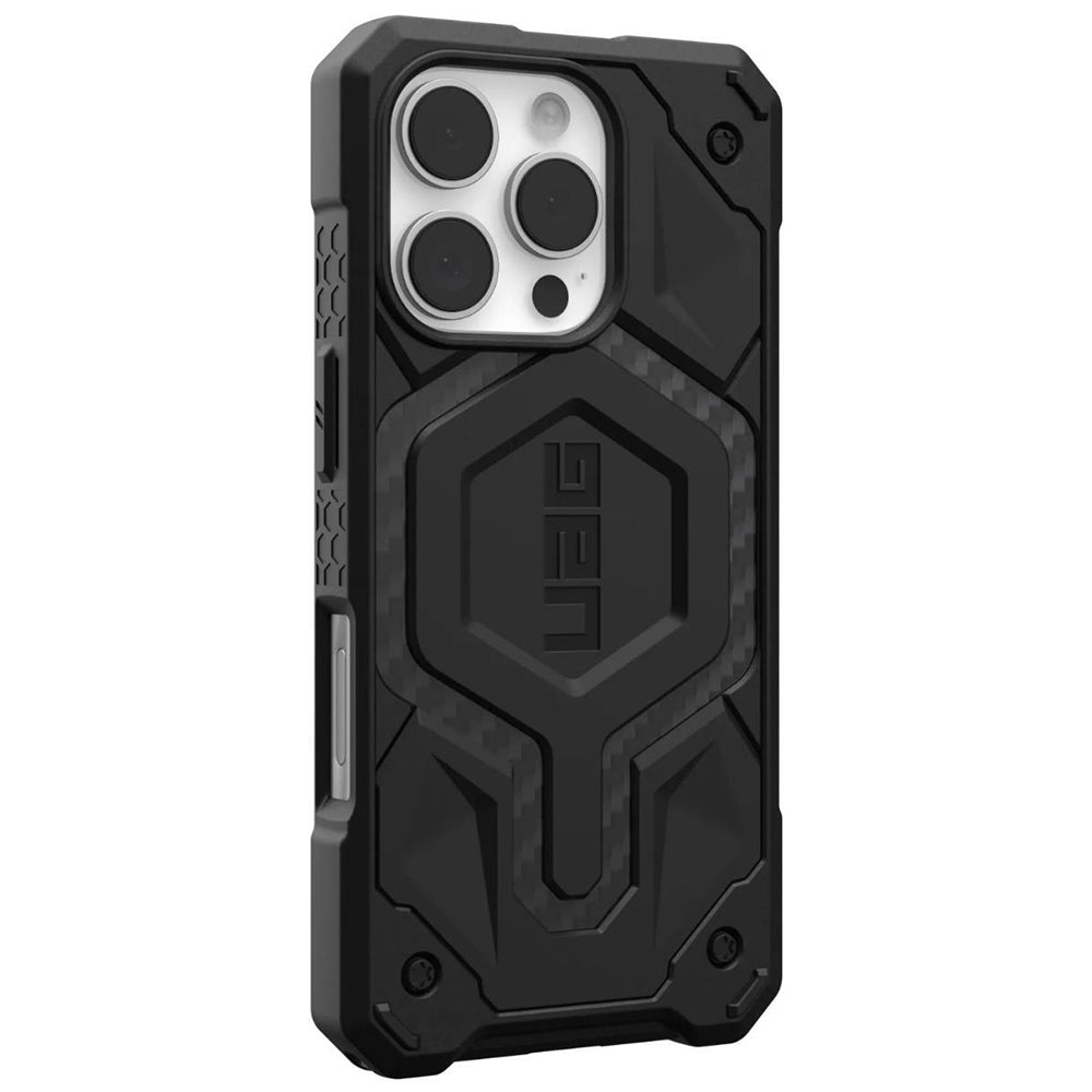 Custodia MagSafe per Apple iPhone 16 Pro Max, Urban Armor Gear, Monarch Pro Carbon, Nera