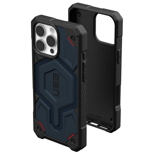 MagSafe-Hülle für Apple iPhone 16 Pro Max, Urban Armor Gear, Monarch Pro Kevlar, Marineblau