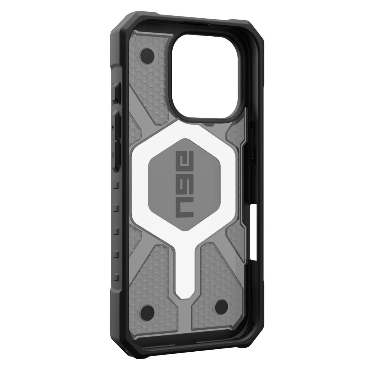Custodia MagSafe per Apple iPhone 16 Pro Max, Urban Armor Gear, Pathfinder Clear, Grigio