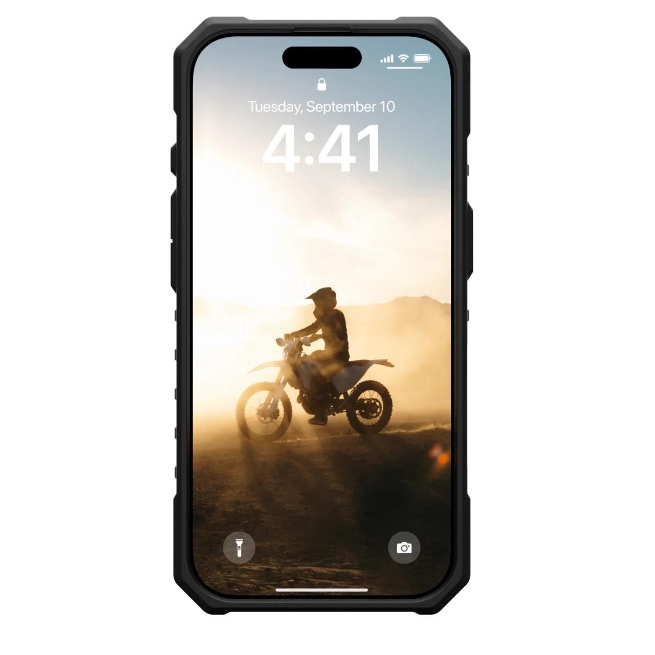 Custodia MagSafe per Apple iPhone 16 Pro Max, Urban Armor Gear, Pathfinder Clear, Grigio